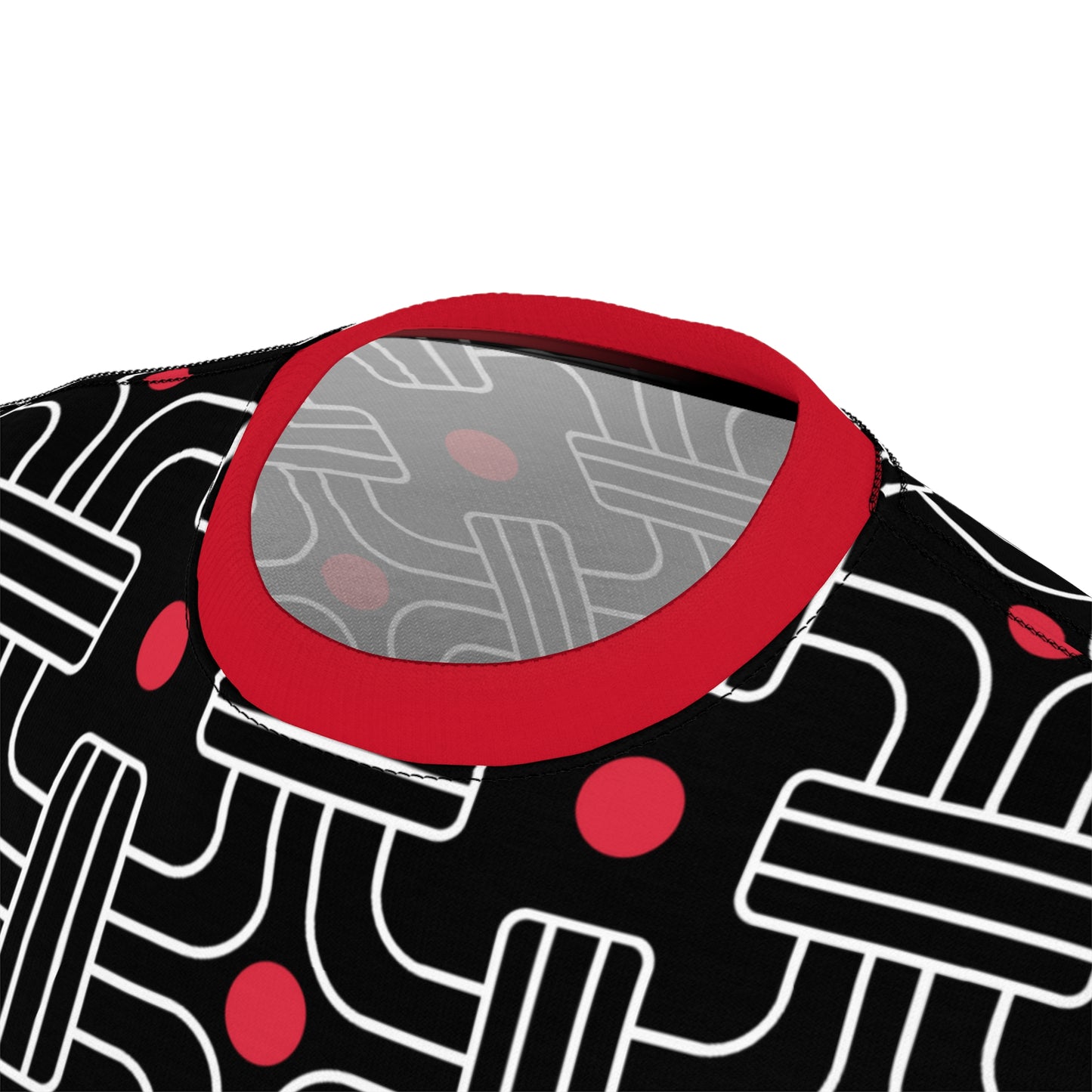 Men's Toghu Square Design Black/Red