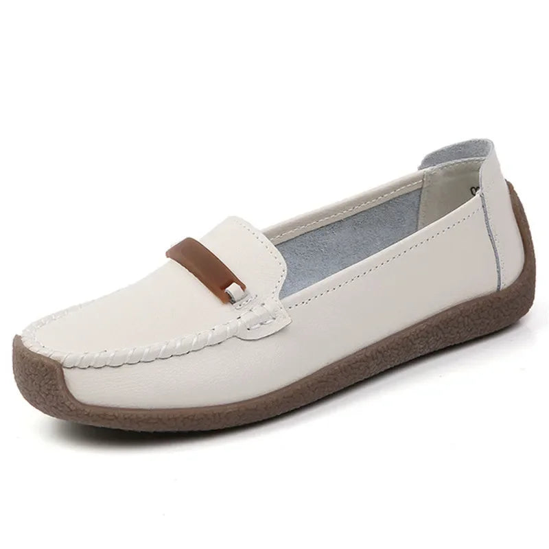 Moccasins Genuine Leather Slip On Loader