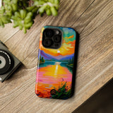 Vibrant Sunset iPhone 15 Tough Cases