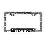 The awesome Custom Metal License Plate Frame