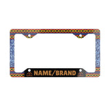 Personalized Metal License Plate Frame (Western Style)