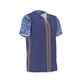 Men's Bami Dashiki Shirt - Blue