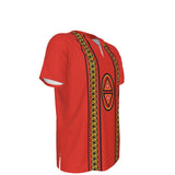 Men's Toghu Dashiki Shirt - Red