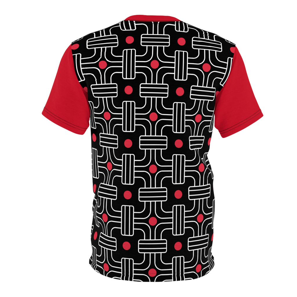 Men's Toghu Square Design Black/Red