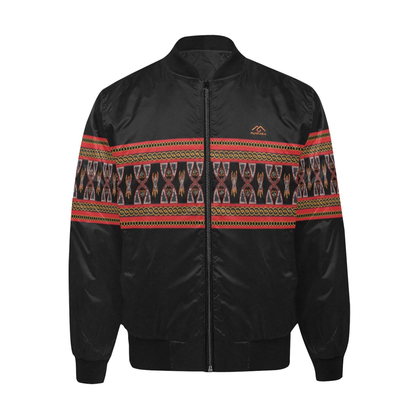 Men's Quilted Toghu Center Stripe Heritage Bomber Jacket
