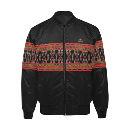 Men's Quilted Toghu Center Stripe Heritage Bomber Jacket