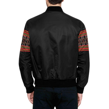 Men's Quilted Toghu Center Stripe Heritage Bomber Jacket