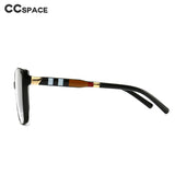 Vintage Square Cat Eye Stripe Sunglasses