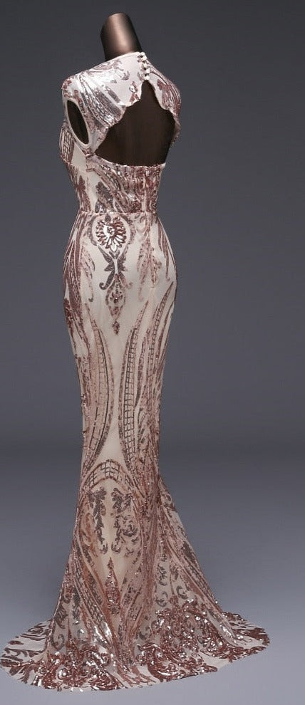 Luxury Sequin Mermaid Evening Dress