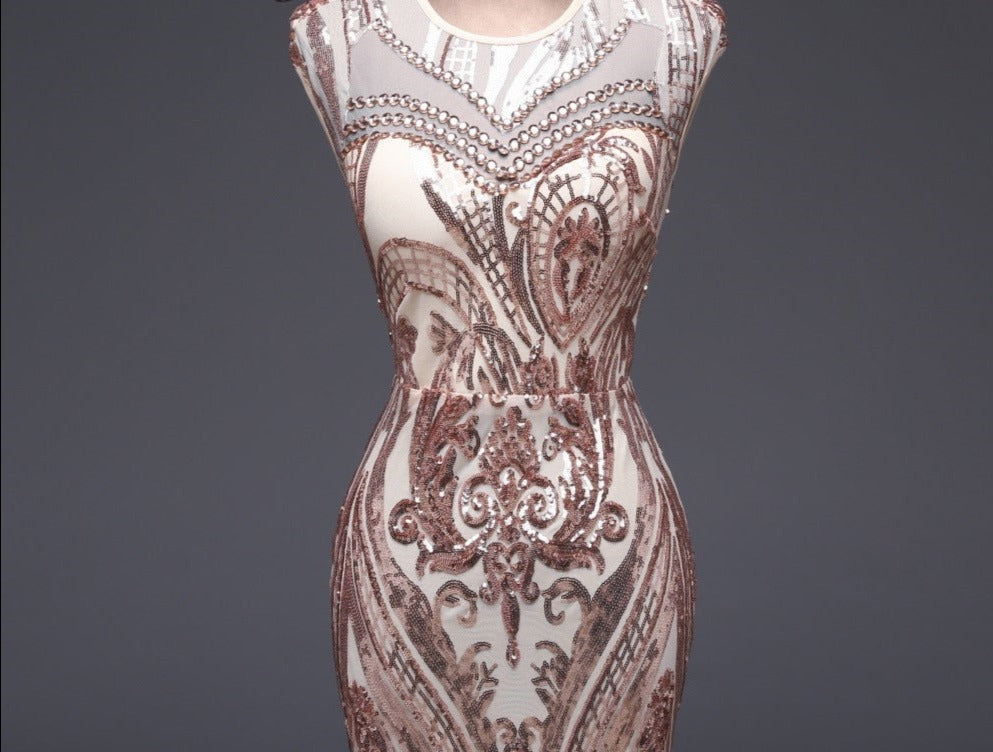 Luxury Sequin Mermaid Evening Dress