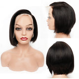 1B 27/30 Color Short Bob Ear To Ear Pre-Plucked Hairline With Transparent Lace