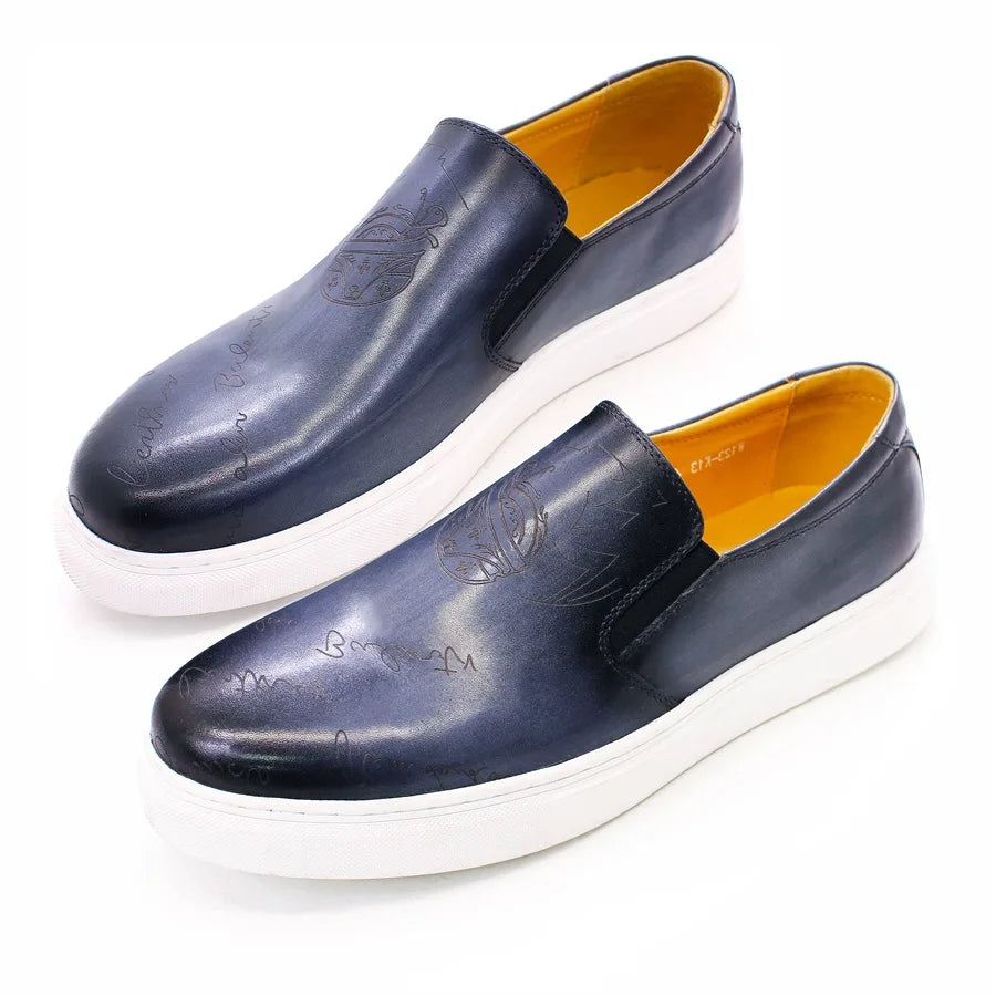 Genuine Leather Handmade Casual Men's Fashion Loafers