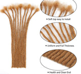 40 Strands Handmade Dreadlocks 100% Human Hair Crochet Extensions
