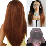 New Brazilian Kinky Straight  Wear And Go Glueless Human Hair wig