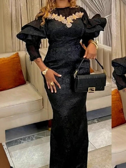 Black Lace Bodycon Dress