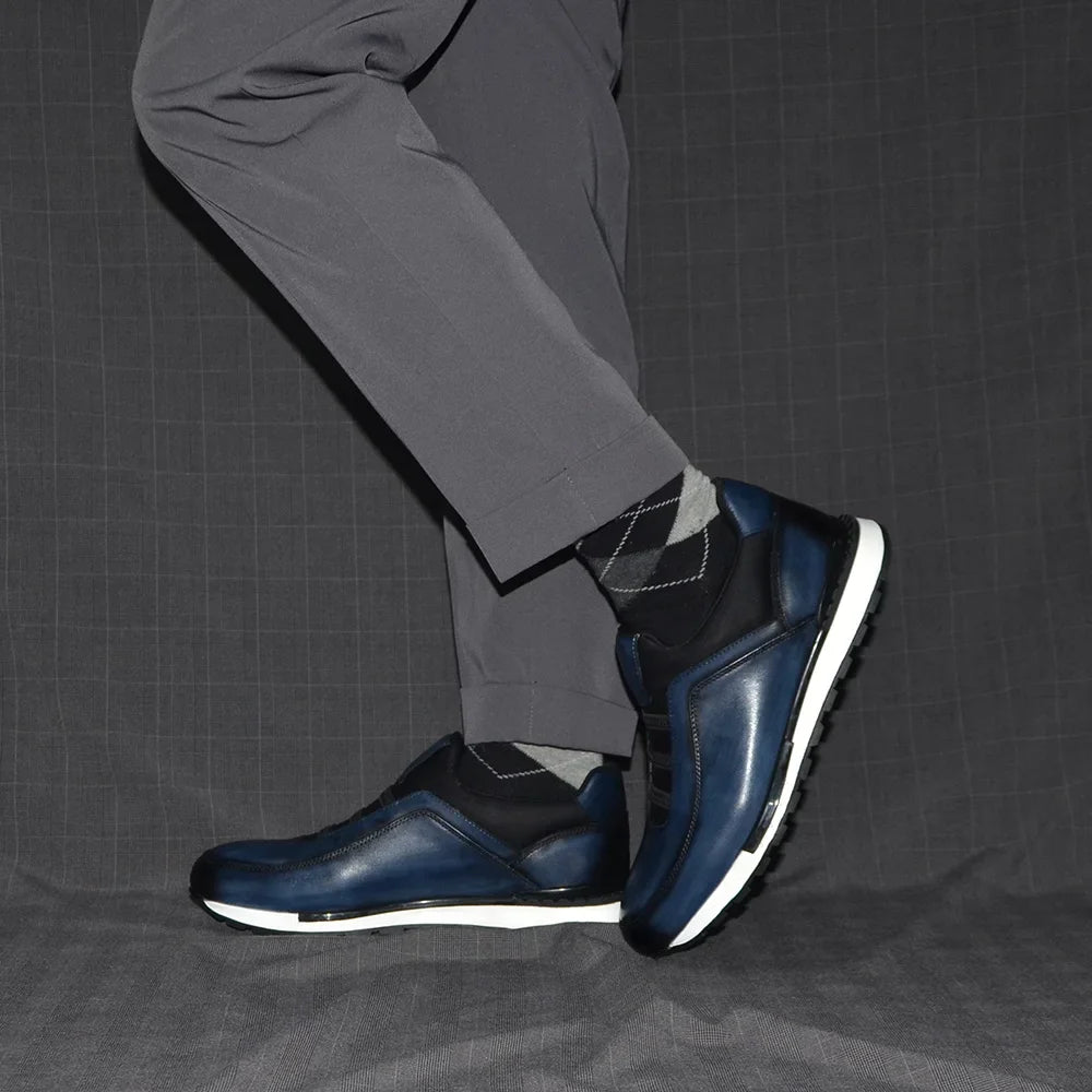 Genuine Cow Leather Slip-On Fashion Mens Loafers