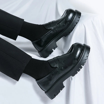 Casual men's Thick soled Loafers