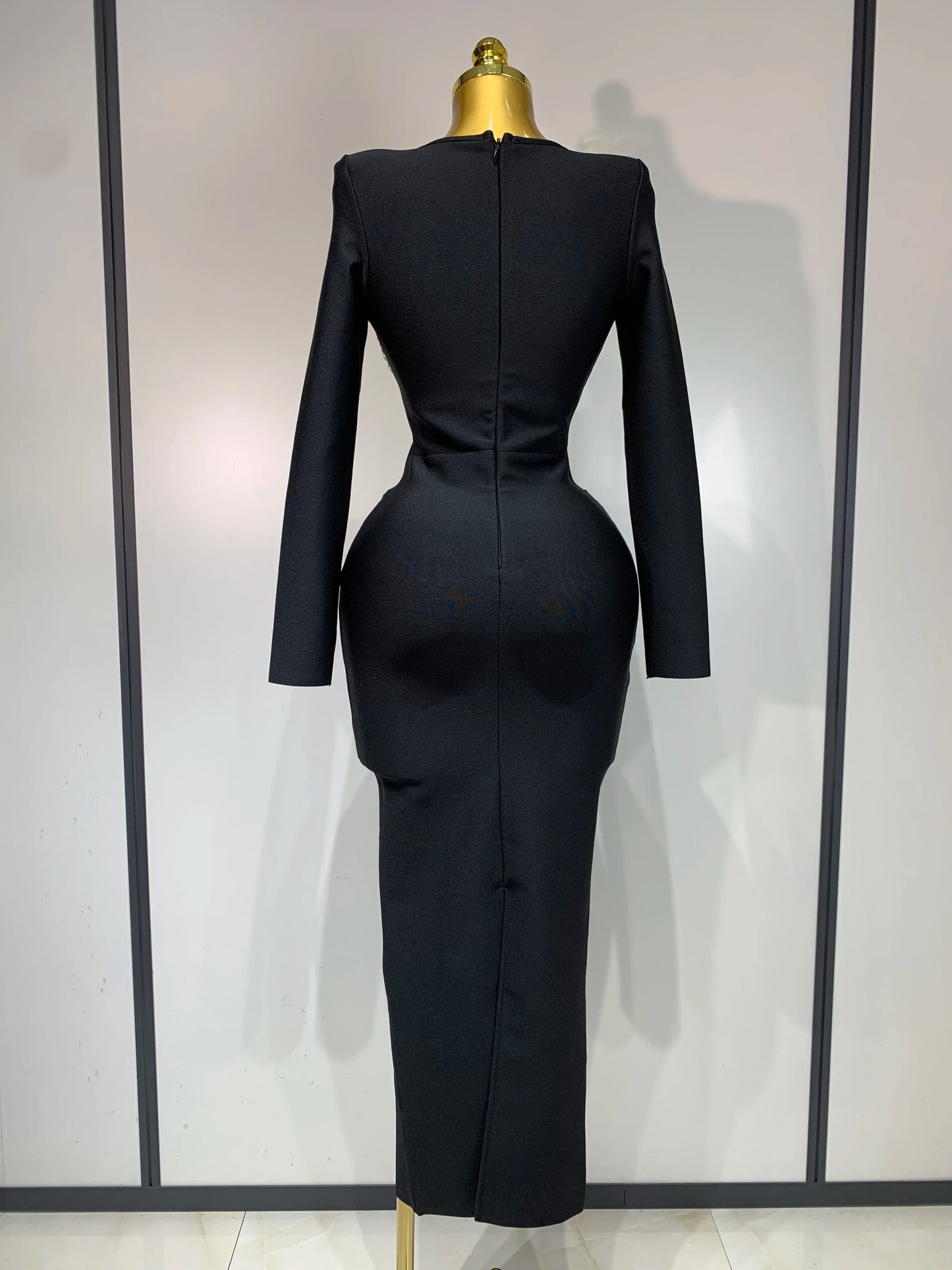 Sexy Luxury Sparkly Beading Bandage Dress