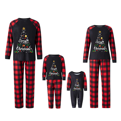 Fashion Christmas Pajamas for Family Xmas Pajamas Family Christmas Pjs Matching Sets Holiday Nightwear Jammies