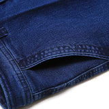 Classic Male Stretch Plus Size Baggy Straight Jeans for Men