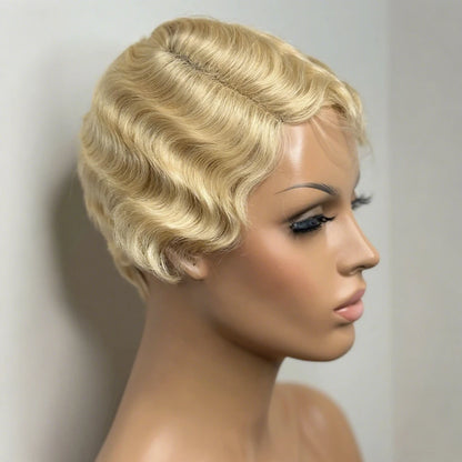 613 Blonde Pixie Cut Wig