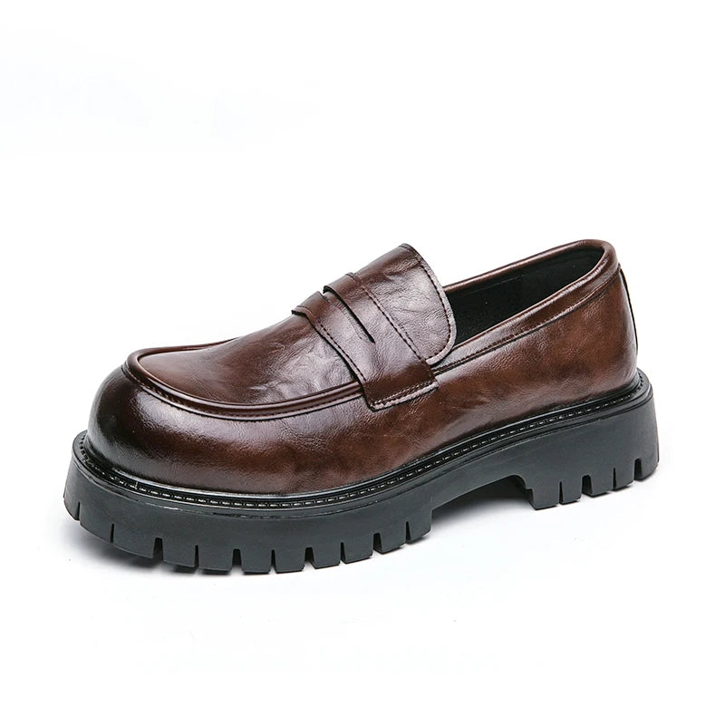 Casual men's Thick soled Loafers