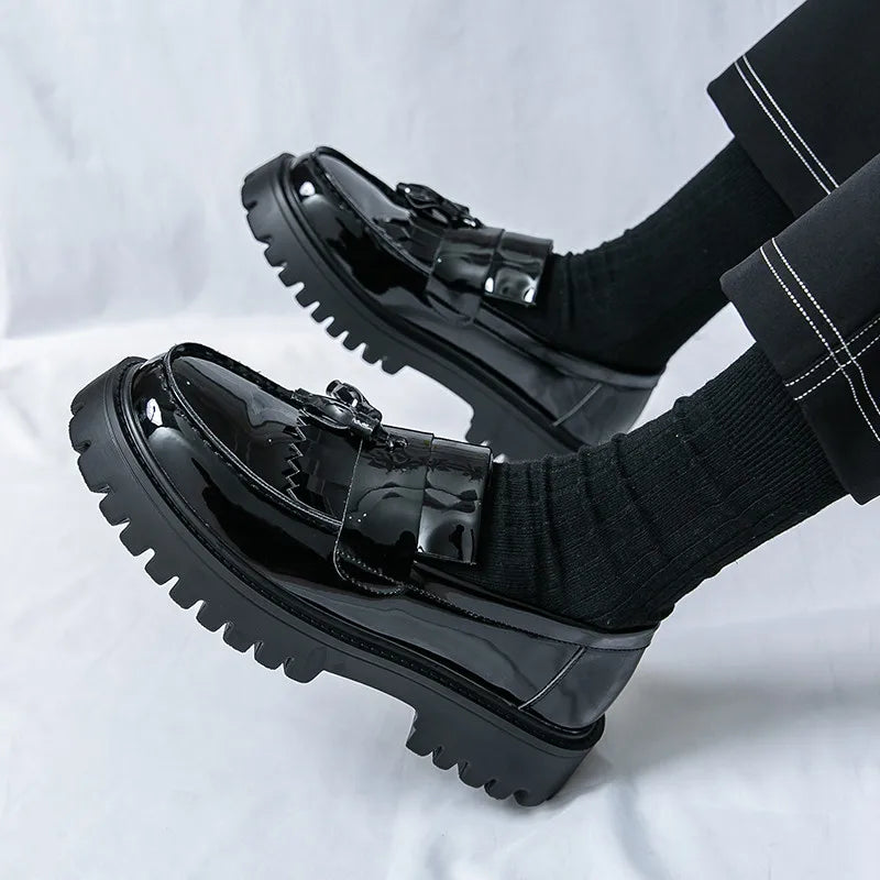 Chunky Tassel Loafers Moccasins