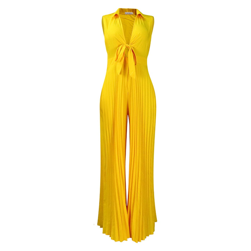 Sexy Pleated Jumpsuits
