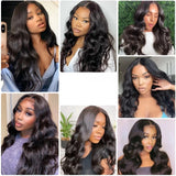 180% Wear And Go Glueless Body Wave Lace Frontal Human Hair Wig