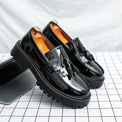 Chunky Tassel Loafers Moccasins