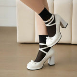 Ankle Cross-strap Ladies Shoes