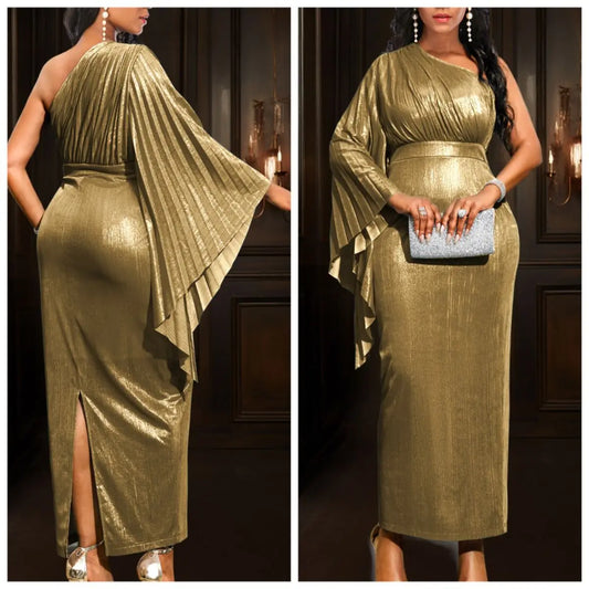 Sexy One Shoulder Bodycon Dress