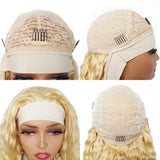 Wear And Go 613 Honey Blonde Deep Wave Headband Scarf Wig