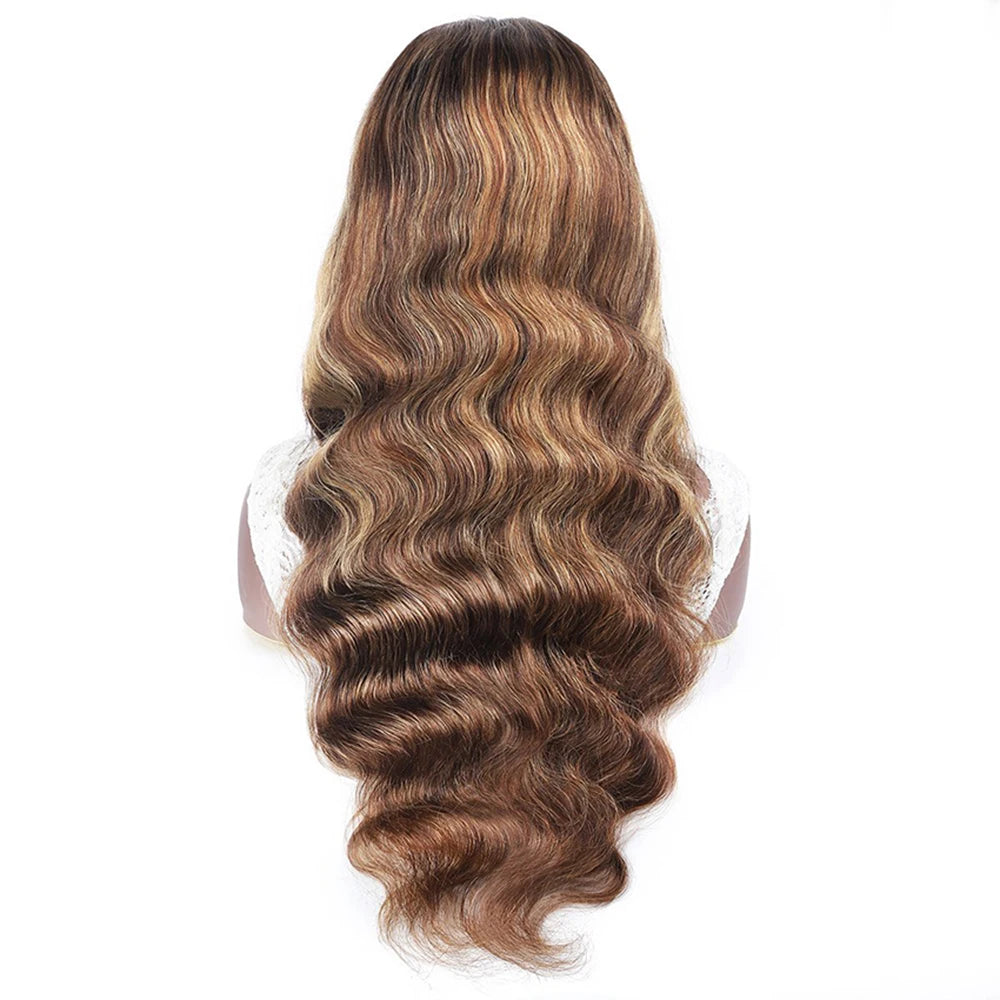 Highlight Body Wave Lace Frontal Human Hair Wig