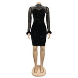 Fashion Sequins Bodycon Sexy Party Dress