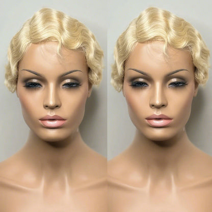 613 Blonde Pixie Cut Wig