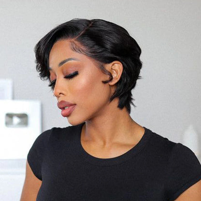 1B# Brazilian Remy Human Hair Wig
