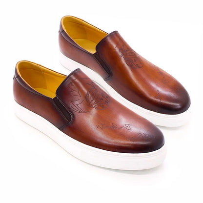 Genuine Leather Handmade Casual Men's Fashion Loafers
