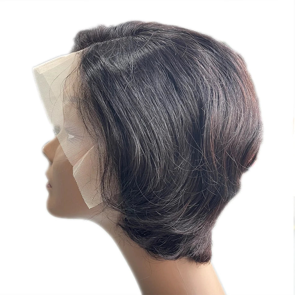 1B# Brazilian Remy Human Hair Wig