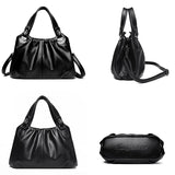 3 Layers Luxury Pleated Shoulder Bag
