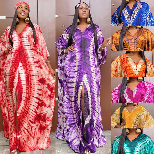 Hijab Kaftan Print Loose Boubou Robe