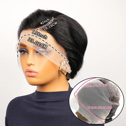 1B# Brazilian Remy Human Hair Wig