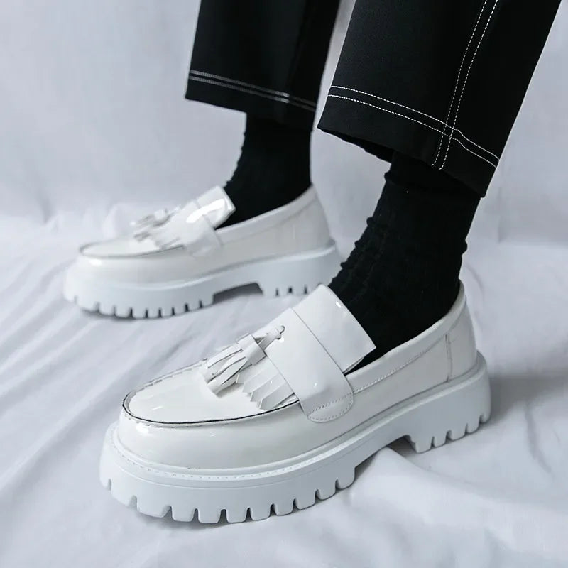 Chunky Tassel Loafers Moccasins