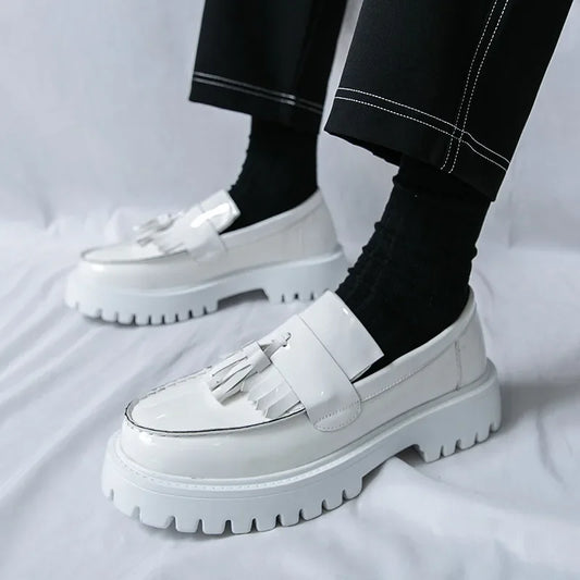 Chunky Tassel Loafers Moccasins