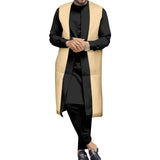Luxury African Men Senator Coat, Shirt, and Pants Attire (Can use for Couple Outfits)