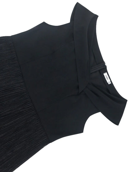 Red Fringe Party Dress