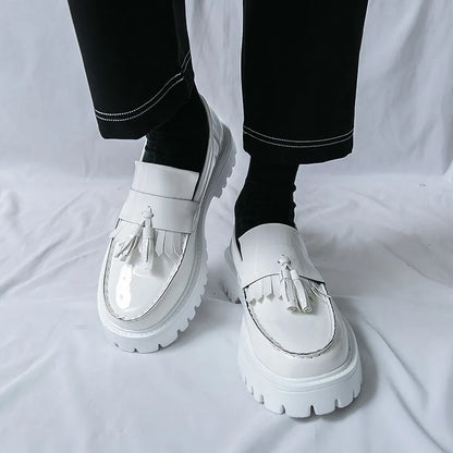 Chunky Tassel Loafers Moccasins