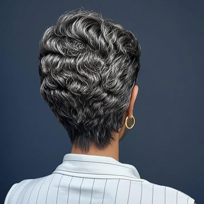 13x4x1 Lace Frontal Loose Curly Wave Short Bob Pixie Cut Wig