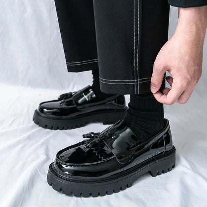 Chunky Tassel Loafers Moccasins