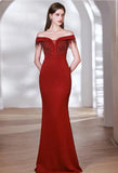 Luxury Evening Dresses with Beads